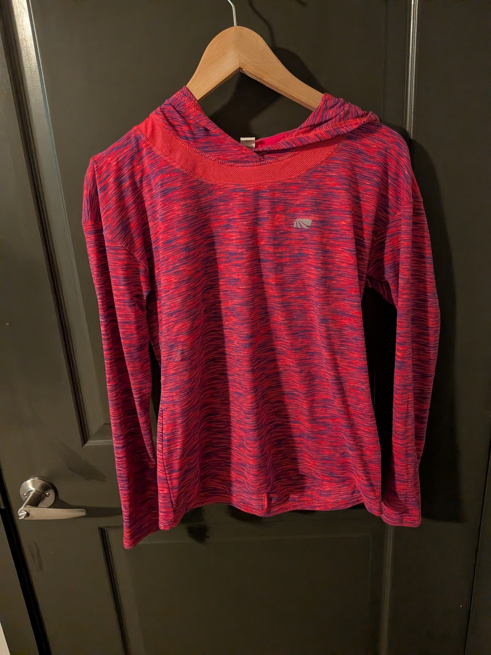 Marika Pink and Coral Space-Dye Active Top